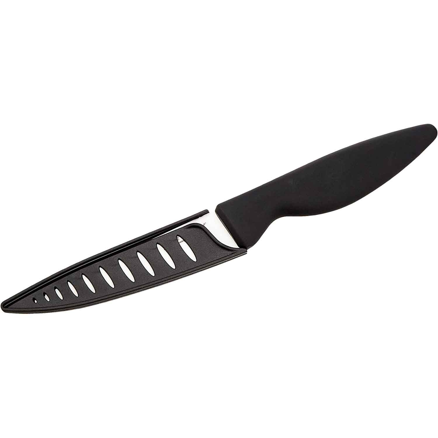 Couteau lame céramique 13cm multi-usages manche soft noir - Laguiole - Jean  Dubost