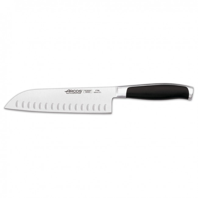 Couteau Santoku - lame inox Nitrum 18,5cm - A l'unité