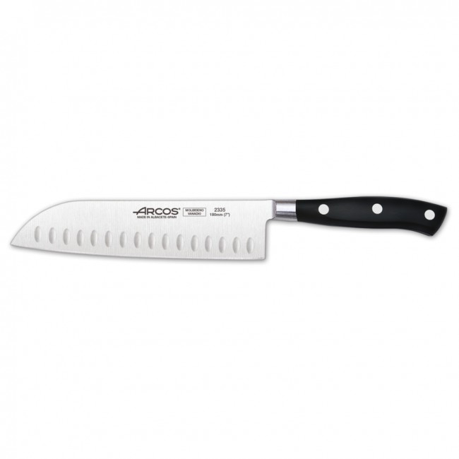 Couteau Santoku - lame inox Nitrum 18cm - A l'unité