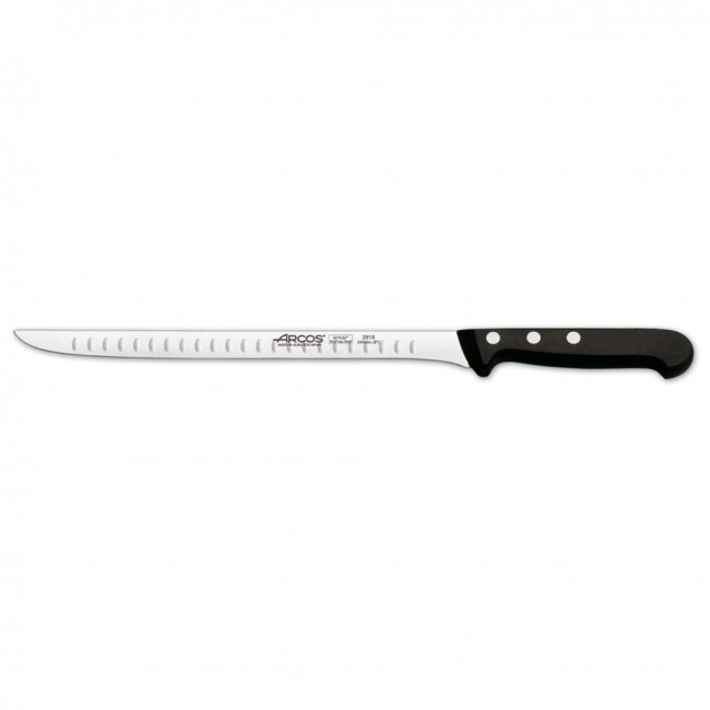 Couteau à jambon - lame inox alvéolée Nitrum 24cm - A l'unité