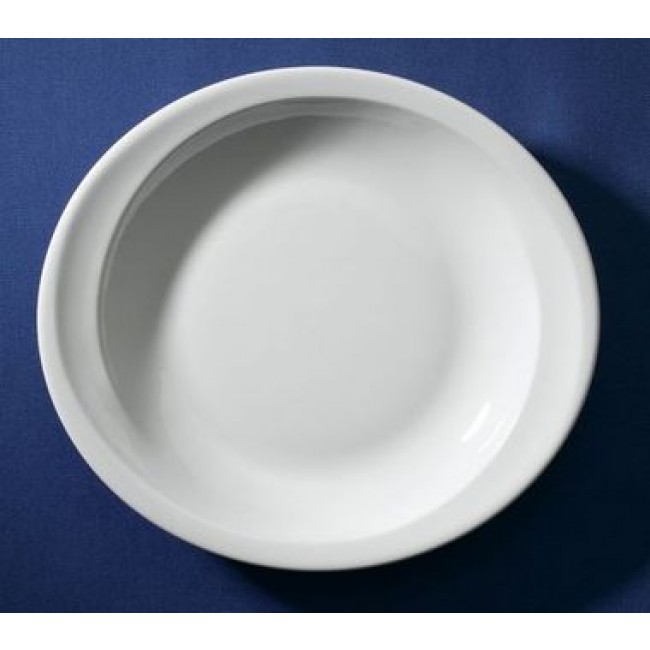 Assiette creuse ronde blanche 15,5x14cm