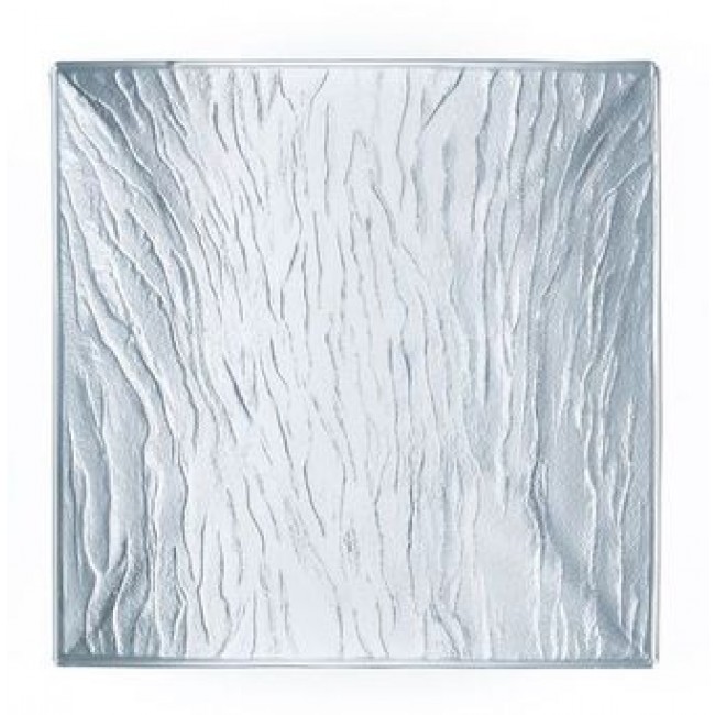 Assiette transparente carrée 19cm - Minerali Arcoroc