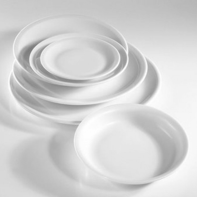Assiette plate ronde blanche 16,5cm en porcelaine - Bourges - Pillivuyt