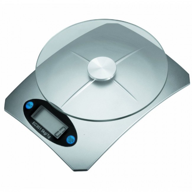 Balance de cuisine électronique digitale en verre - max 5kg - Balances digitales - Lacor