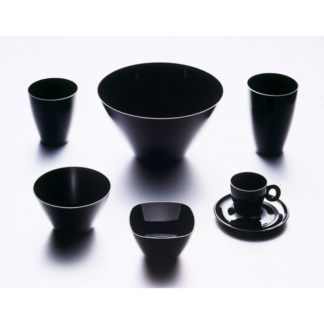 Mug noir 33cl en polycarbonate - Lot de 6 - Mepra