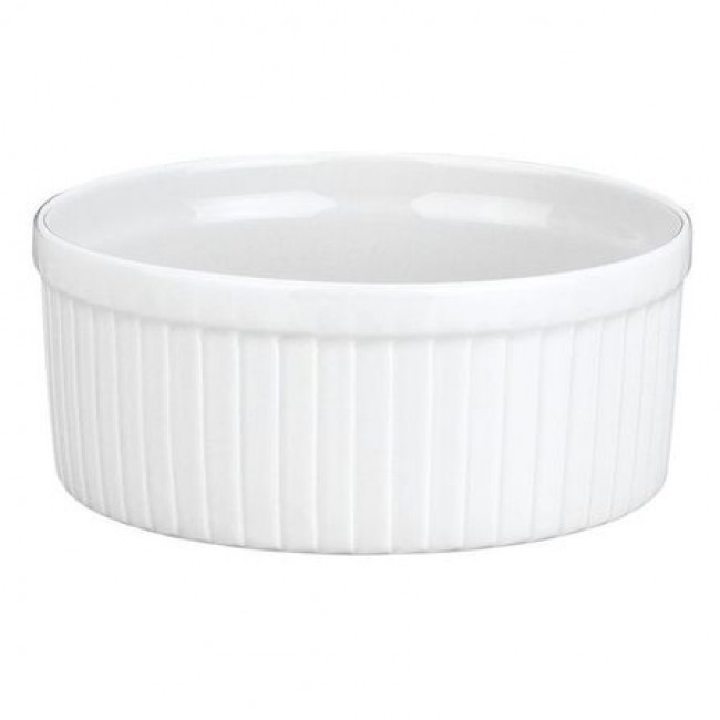 Moule à soufflé blanc 190cl en porcelaine 20,8cm - Pillivuyt