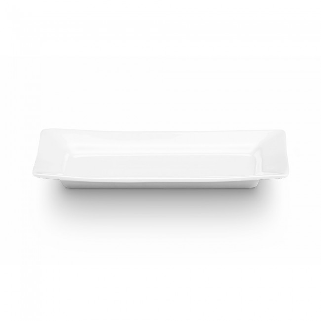 Plateau rectangulaire blanc 25 x10,5cm en porcelaine - Quartet - Pillivuyt