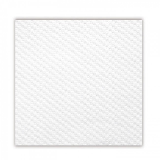 Serviette blanche en papier tissu 1 pli 33 x 33cm - Lot de 100 - Serviettes 1 pli - AZ boutique
