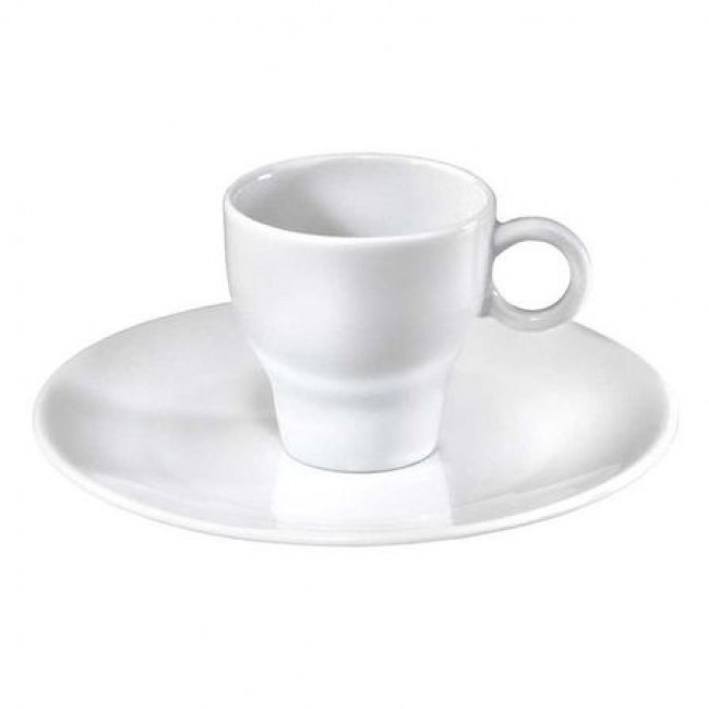 Tasse moka blanche 9cl en porcelaine - Louna - Pillivuyt