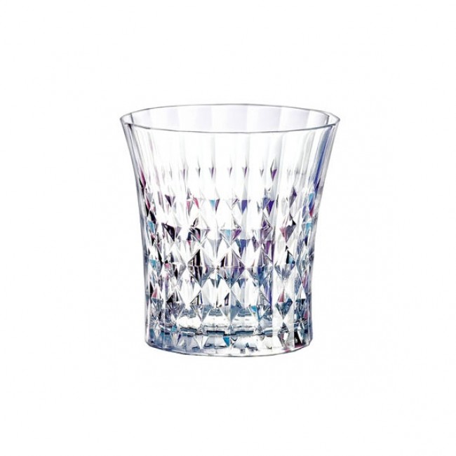 Verre forme basse en verre krysta transparent 27 cl - Lot de 6 - Lady Diamond - Eclat Cristal d'Arques