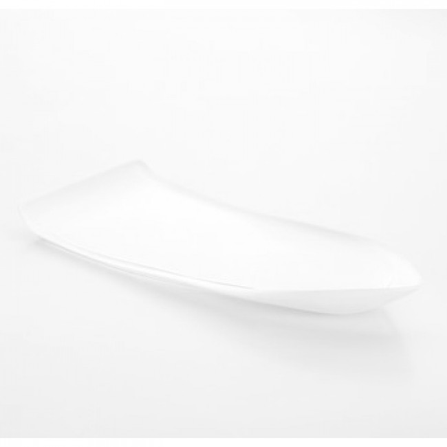Yole blanc 34x15,6cm en porcelaine - Alizée - Pillivuyt