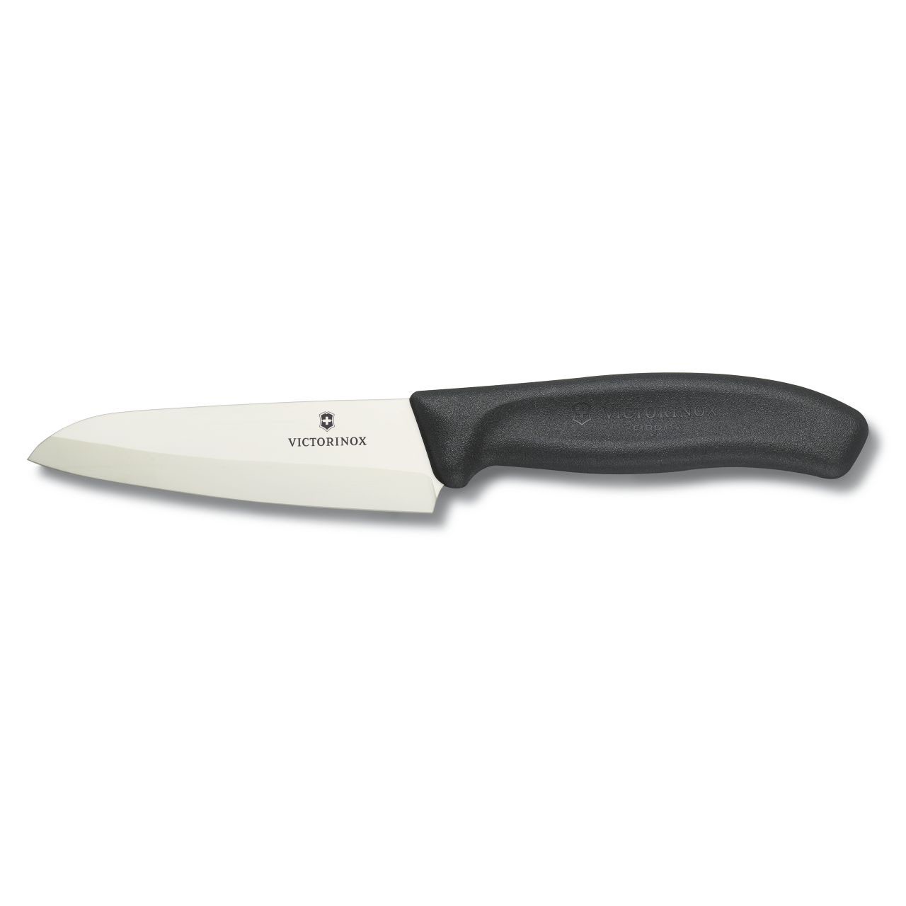 Couteau d’office lame céramique 12cm manche synthétique noir - Ceramicline  - Victorinox